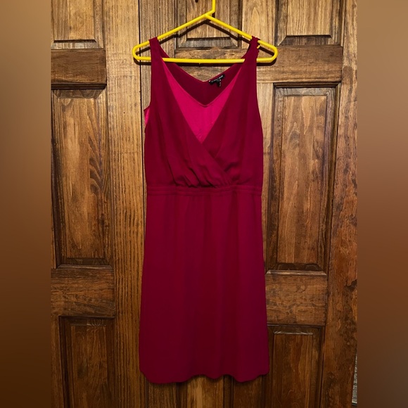 Eileen Fisher Women’s Pink Silk Georgette Midi Dress Size XS - Picture 2 of 10